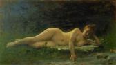 PERRAULT Leon Jean Basile 1832-1908,Femme nue allongée,Boisgirard - Antonini FR 2010-03-09