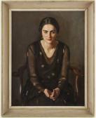 PERRELET Paul Auguste 1870-1965,Portrait de Mademoiselle Delgado,1931,Piguet CH 2009-09-30