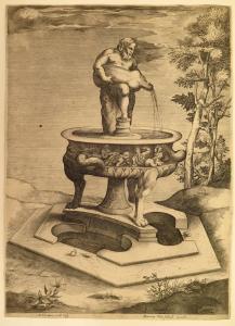 PERRET PIETER 1555-1639,A fountain,1581,The Romantic Agony BE 2017-04-28