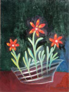 PERRI Joseph G,Red Lilies And Vase Shaped as a Ship,Ro Gallery US 2024-03-23