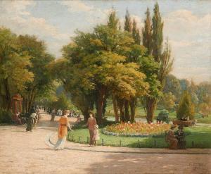 PERRIN Gabriel 1800-1800,Un dimanche au Bois de Vincennes,1915,Horta BE 2017-06-19