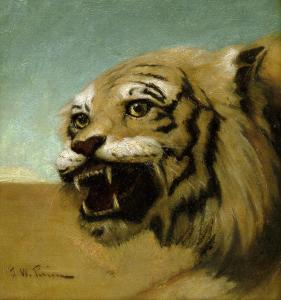 PERRIN John W 1800-1900,Tiger vor der Wüste,Galerie Bassenge DE 2010-11-25