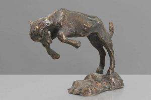 PERRIN Leon Ch 1886-1978,un cabri sautant,Dogny Auction CH 2015-03-17