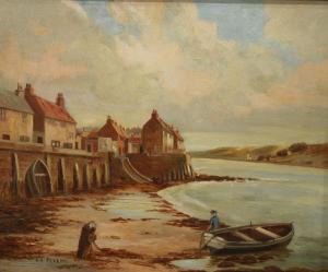 PERRINS I.H,A Fisherman by the Estuary,20th century,Bamfords Auctioneers and Valuers GB 2020-07-16