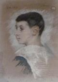 PERROT ADOLPHE ANTOINE 1818-1887,Portrait de jeune enfant,1891,Joron-Derem FR 2017-02-15