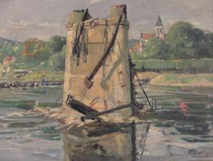 PERROT Maurice F. 1872-1935,French river scene,Burstow and Hewett GB 2016-08-24