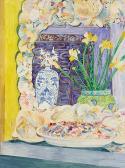 PERROTT HAY Marianne,Daffodils, shells and a vase on a ledge; and Yello,1986,Christie's 2006-05-10