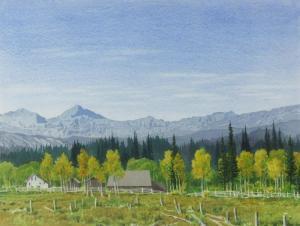 PERROTT Stanford J 1917-2001,FOOTHILLS FARM & KANANASKIS RANGE,Hodgins CA 2012-11-26