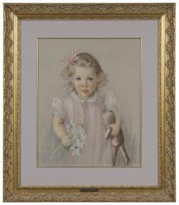 PERRY Clara Greenleaf 1871-1960,Bouquet for Mamma,1944,Brunk Auctions US 2018-03-23