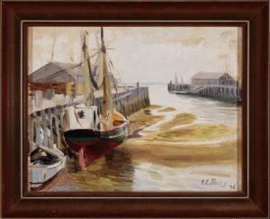 PERRY Ernest E 1900-1900,Low Tide,1936,Provincetown Art Association US 2021-09-26