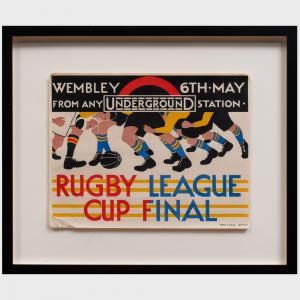 PERRY Heather 1893-1962,Rugby League Cup Final,1933,Stair Galleries US 2024-01-11