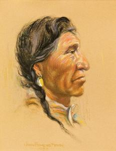 PERRY JHON SOMERS 1898-1980,Plains Chief,1932,Walker's CA 2013-02-21