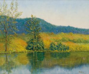 PERRY Lilla Cabot 1848-1933,New England Landscape (Possibly New Hampshire),Shannon's US 2023-04-27