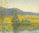 PERRY Lilla Cabot 1848-1933,New England landscape,probably New Hampshire,Eldred's US 2007-08-01