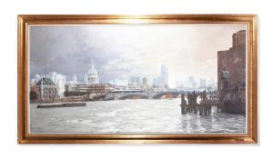 PERRY Roy 1935-1993,THE THAMES WITH ST. PAULS CATHEDRAL,Dreweatts GB 2023-04-25