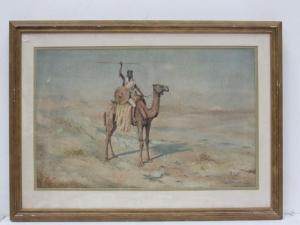 PERRY William 1800-1800,figures on camel in open desert settings,TW Gaze GB 2018-09-21