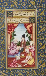 PERSIAN SCHOOL,An illustrated manuscript of poetry,19th century,Sotheby's GB 2018-04-25