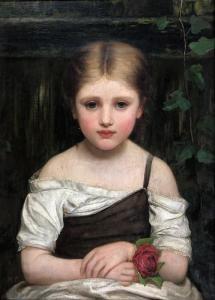 PERUGINI Kate, née Dickens 1839-1929,A Cottage Rose,Andrew Smith and Son GB 2020-06-24