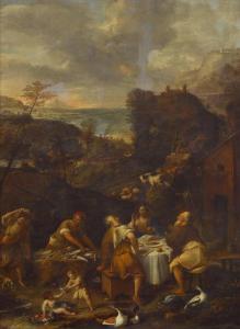 PERUZZINI Giovanni 1629-1694,The Supper at Emmaus,Galerie Koller CH 2017-09-20