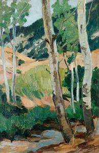 PERVOLARAKIS Othon 1887-1974,Vue sur la colline,Cornette de Saint Cyr FR 2022-11-24