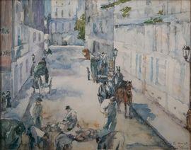 PESCE Jean 1926,La rue Mosnier aux paveurs,Boisgirard - Antonini FR 2021-07-22