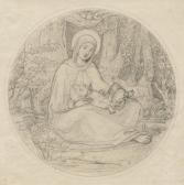 PESCHEL Carl Gottlieb 1798-1879,Maria mit dem Kinde, unter dem Baume,Galerie Bassenge DE 2010-06-03