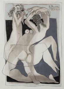 PESCHKE Christian 1946-2017,Pan with nymph,1982,Nagel DE 2025-02-07