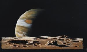 PESEK Ludek 1919-1999,Jupiter Rises Above the Jovian Moon Io,Christie's GB 2012-12-06