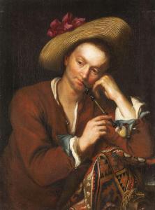 PESNE Antoine 1683-1757,BOY WITH A HAT AND A PIPE,Hargesheimer Kunstauktionen DE 2022-09-07