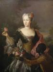 PESNE Antoine 1683-1757,female figure,Joseph DuMouchelle US 2008-12-07