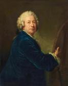 PESNE Antoine 1683-1757,Self Portrait of the Artist in front of the Easel.,Van Ham DE 2016-05-13
