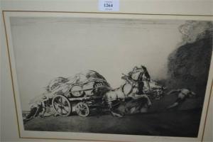 PETER R.C,figures and horses pulling a cart,Lawrences of Bletchingley GB 2015-07-21