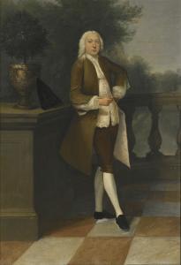 PETER VANDYKE 1729-1799,PORTRAIT OF RICHARD NEVEL, IN A GARDEN,Sotheby's GB 2015-10-27