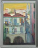 PETERS A. E,Balconies in Porto,1940,Christie's GB 2009-06-16