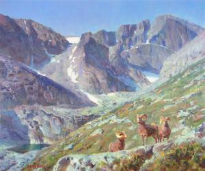 PETERS Andrew 1954,Alpine Summer,Jackson Hole US 2020-09-19