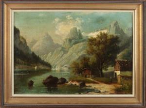 PETERS August 1837-1901,Austrian mountain scenery,1878,Twents Veilinghuis NL 2020-01-10