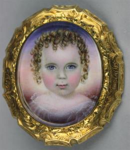 PETERS Clarissa 1809-1854,YOUNG CHILD WITH RINGLETS,Potomack US 2017-04-08