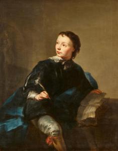 PETERS Matthew William 1741-1814,Portrait of a boy in a "Van Dyckian dress",Lempertz DE 2022-11-19
