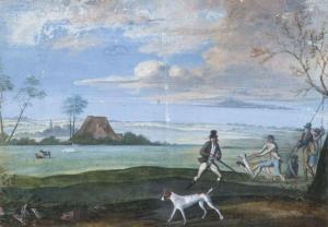 PETERS Nicolai 1766-1825,La chasse aux perdreaux,Artcurial | Briest - Poulain - F. Tajan 2012-06-09