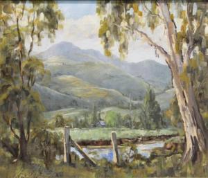 PETERS Ronald 1960-1980,Creek near Mudgee, NSW,Raffan Kelaher & Thomas AU 2017-06-20