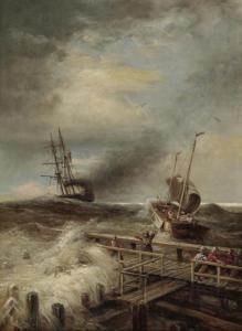 PETERSEN ANGELN Heinrich 1850-1906,A Stormy Sea,Neumeister DE 2019-12-04