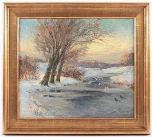 PETERSEN Carl 1866-1930,Winterlandschaft,Von Zengen DE 2018-06-15