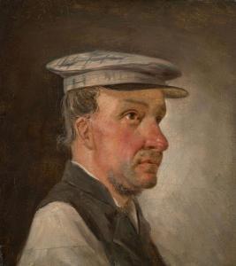 PETERSEN Fritz Ferdinand 1816-1900,Portrait de l'assis,1847,Artcurial | Briest - Poulain - F. Tajan 2019-04-17