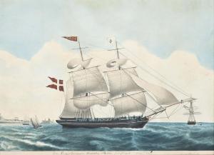PETERSEN Jacob 1774-1855,The Danish brig,1852,Christie's GB 2013-10-29