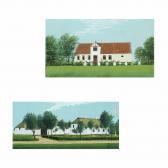 PETERSEN Jens Svend Christian,Landscapes with farms,1912,Bruun Rasmussen DK 2011-10-17