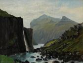 Petersen Sigmund 1904-1975,View from the Faroe Islands,Bruun Rasmussen DK 2020-05-26