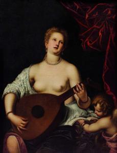 PETERZANO Simone Veneziano 1550-1595,ALLEGORIA DELLA MUSICA,Pandolfini IT 2017-10-11