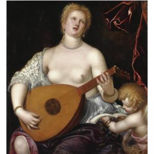 PETERZANO Simone Veneziano 1550-1595,AN ALLEGORY OF MUSIC,Sotheby's GB 2009-07-08
