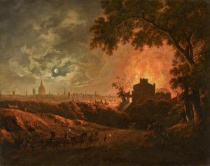 PETHER Abraham 1756-1812,London, a view of St Paul's and the City with a co,Sotheby's GB 2023-09-20