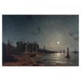 PETHER Henry 1828-1865,a moonlit estuary,Sotheby's GB 2002-05-28